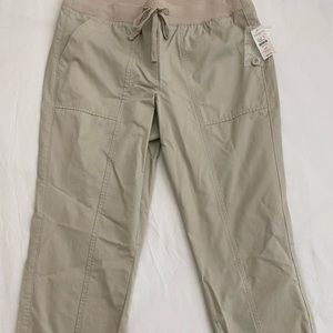 NWT Talbots PETITE cropped khaki pants